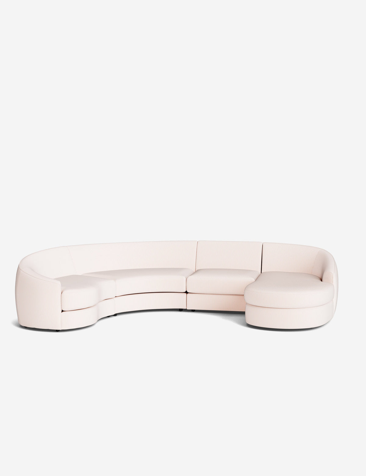 Canapé sectionnel modulable Imada avec méridienne pour salon