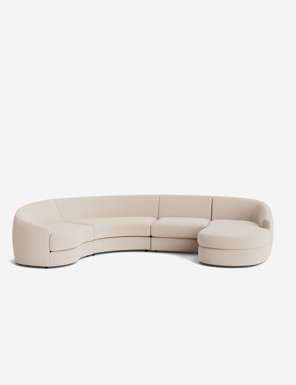 Canapé sectionnel modulable Imada avec méridienne pour salon