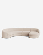 Canapé sectionnel modulable Imada avec méridienne pour salon