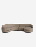 Canapé sectionnel modulable Imada avec méridienne pour salon