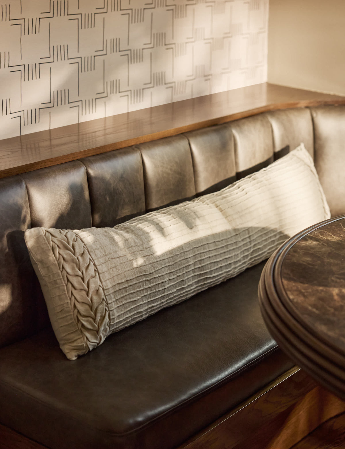 Coussin en lin Sawgrass par Élan Byrd