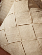 Coussin en lin Carrizo par Élan Byrd