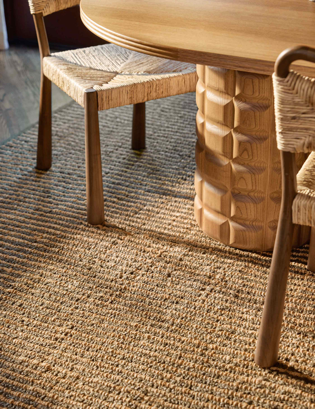 Tapis en jute tissé à la main Cerrado par Élan Byrd