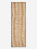 Échantillon de tapis en jute tissé à la main Cerrado, ivoire par Elan Byrd