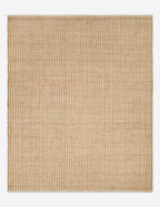 Échantillon de tapis en jute tissé à la main Cerrado, ivoire par Elan Byrd