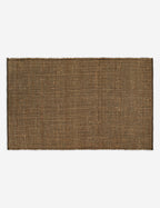 Échantillon de tapis en jute tissé main Cerrado, mousse par Elan Byrd