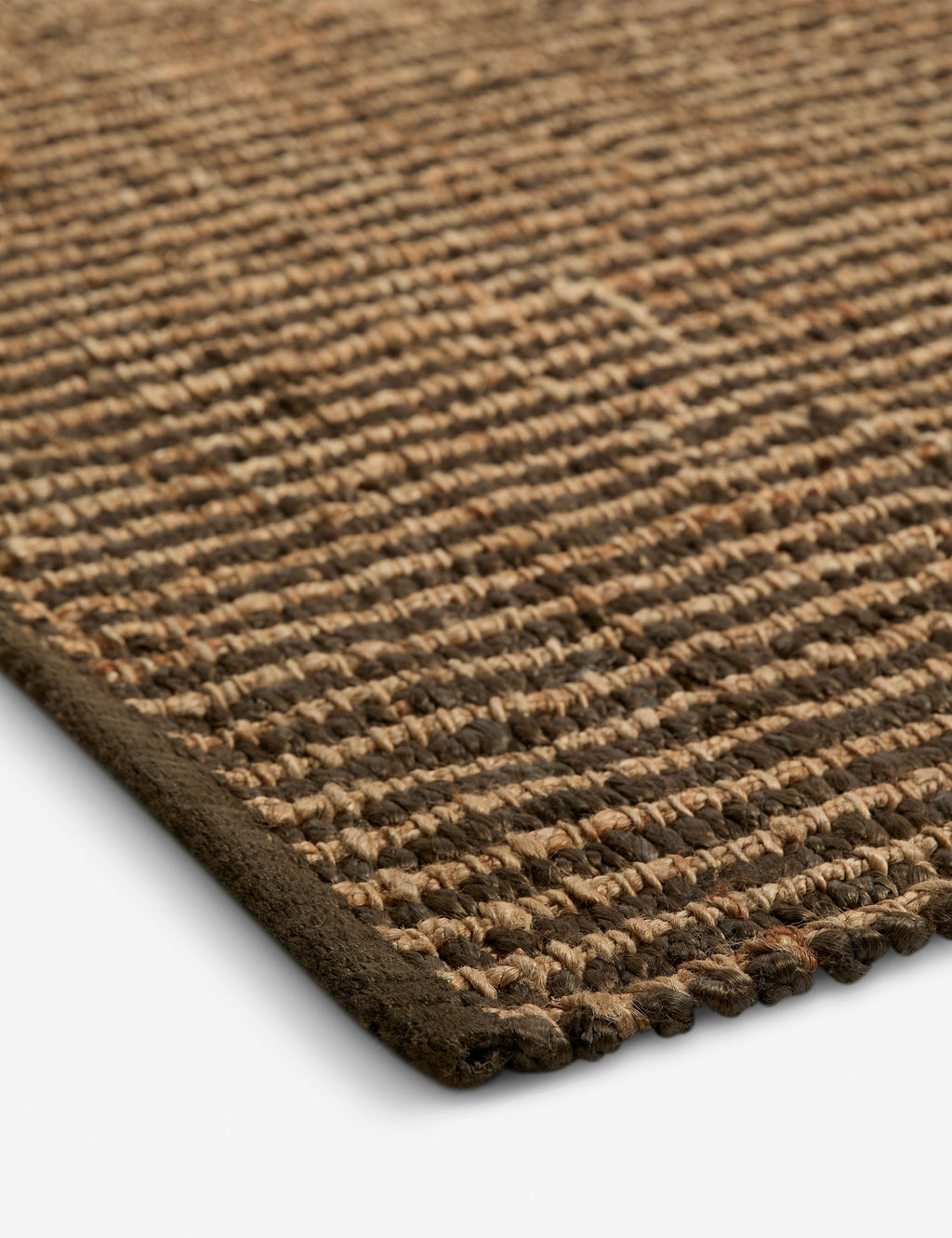 Échantillon de tapis en jute tissé main Cerrado, mousse par Elan Byrd