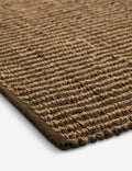 Échantillon de tapis en jute tissé main Cerrado, mousse par Elan Byrd