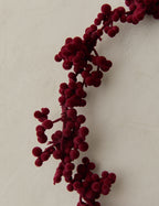 Guirlande de boules floculées